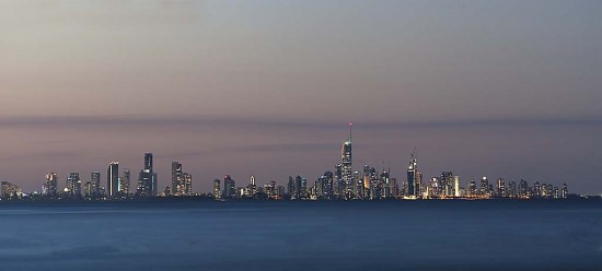 Surfers Paradise from Currumbin