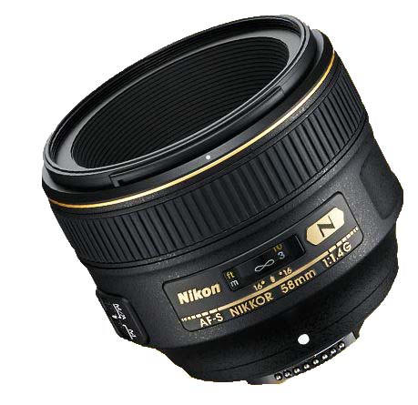 Nikkor 58mm f/1.4 AF-S Lens